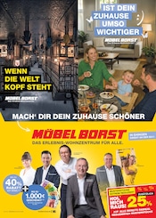 Aktueller Möbel Borst Möbel & Einrichtung Prospekt in Senden und Umgebung, "MACH DIR DEIN ZUHAUSE SCHÖNER" mit 6 Seiten, 18.02.2026 - 14.03.2026