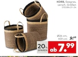 KORB im Angebot bei porta Möbel in Braunschweig KORB Angebote bei porta Möbel Braunschweig für 7,99 €
