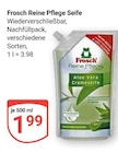 Reine Pflege Seife Aloe Vera Cremeseife Angebote von Frosch bei GLOBUS Zwickau für 1,99 €