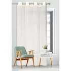 Rideau loops 140x240cm beige en promo chez B&M Montbéliard à 11,99 €