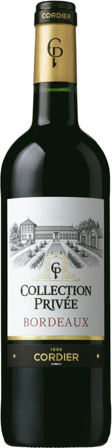 AOC Bordeaux rouge COLLECTION PRIVEE - Géant Casino à Clichy AOC Bordeaux rouge COLLECTION PRIVEE en promo chez Géant Casino Clichy à 3,36 €