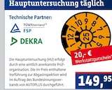 AUTOPLUS Stendal - Hauptuntersuchung täglich Angebot im Prospekt Hauptuntersuchung täglich bei AUTOPLUS im Stendal Prospekt für 149,95 €