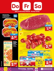 Fleisch im Netto Marken-Discount Prospekt "Aktuelle Angebote" mit 63 Seiten (Pforzheim)