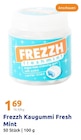 Frezzh Kaugummi Fresh Mint im Action Prospekt Frezzh Kaugummi Fresh Mint von im aktuellen Action Prospekt für 1,69 €