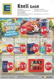 EDEKA Prospekt für Neuss mit 24 Seiten EDEKA Prospekt für Neuss: "Aktuelle Angebote", 24 Seiten, 22.09.2025 - 27.09.2025