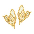 Boucles d'oreilles en or jaune et laque - Justine Le bris - Le Manège à Bijoux Boucles d'oreilles en or jaune et laque - Justine Le bris à 189,10 € dans le catalogue Le Manège à Bijoux
