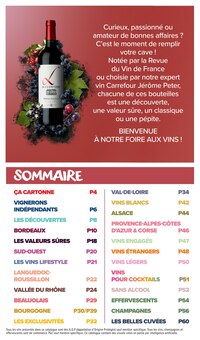 Catalogue de la semaine "FOIRE AUX VINS" avec 2 pages, valide du 01/10/2026 au 18/10/2026 pour Marck et alentours Prospectus de la semaine "FOIRE AUX VINS" avec 2 pages, valide du 01/10/2026 au 18/10/2026 pour Marck et alentours