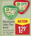 Streichzarte Leber-/Teewurst von  im aktuellen ALDI Nord Prospekt für 1,29 €