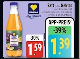 Maracuja Saft oder Nektar von EDEKA Herzstücke im aktuellen E xpress Prospekt für 1,39 €