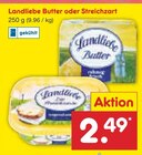 Butter oder Streichzart Angebote von Landliebe bei Netto Marken-Discount Dorsten für 2,49 €