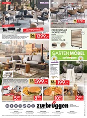 Terrassenmöbel im Zurbrüggen Prospekt in Ahlen Aktueller Zurbrüggen Prospekt mit Terrassenmöbel, "zurbrüggen MEGA-EVENT", Seite 36