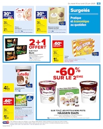 Prix et réduction Nutella dans le prospectus Carrefour en cours Offre Nutella dans le catalogue Carrefour du moment à la page 15