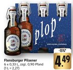 Pilsener im Angebot bei E center in Pirmasens Pilsener Angebote von Flensburger bei E center Pirmasens für 4,49 €