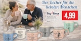Kaffeebecher im Angebot bei Kaufhaus Stolz in Schwerin Kaffeebecher Angebote von Tony Brown bei Kaufhaus Stolz Schwerin für 4,99 €