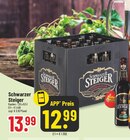 Schwarzbier im Angebot bei Trinkgut in Mönchengladbach Schwarzbier Angebote von Schwarzer Steiger bei Trinkgut Mönchengladbach für 12,99 €