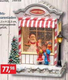 LED-Weihnachtsleuchte Süßwarenladen