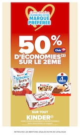 Promos Kinder dans le catalogue "LE MOIS MONOPOLY" de Carrefour Kinder en promo dans le catalogue Carrefour à la page 45