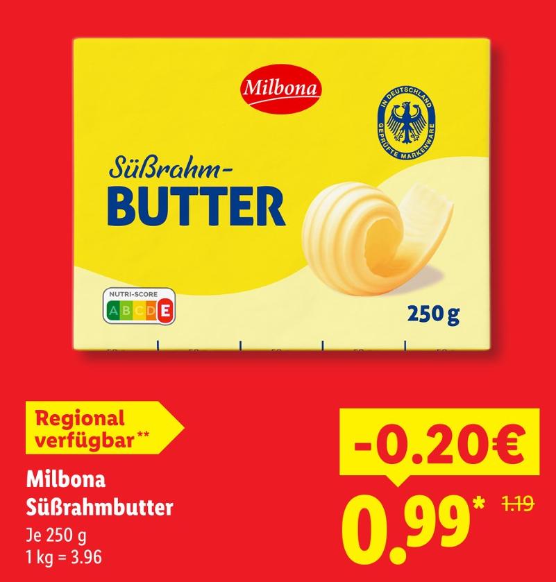 Süßrahmbutter