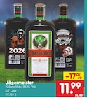 Kräuterlikör im Angebot bei Netto Marken-Discount in Maintal Kräuterlikör Angebote von Jägermeister bei Netto Marken-Discount Maintal für 11,99 €