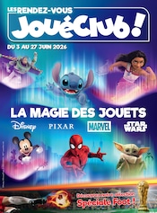 Prospectus Univers Enfant JouéClub en cours à Orchies et alentours, "LES RENDEZ-VOUS JOUÉCLUB !", 16 pages, 03/06/2026 - 27/06/2026 Catalogue Univers Enfant JouéClub en cours à Orchies et alentours, "LES RENDEZ-VOUS JOUÉCLUB !", 16 pages, 03/06/2026 - 27/06/2026