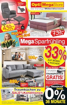 Opti-Megastore Prospekt Mega Sparfrühling mit 16 Seiten