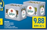 Bier im Angebot bei diska in Borna Bier Angebote von Lübzer bei diska Borna für 9,88 €