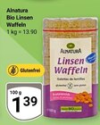 Bio Linsen Waffeln Angebote von Alnatura bei GLOBUS Siegen für 1,39 €