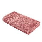 Serviette invité 30x50cm coton orange terracotta dans le catalogue Gifi