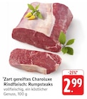 Aktuelles Zart gereiftes Charoluxe Rindfleisch: Rumpsteaks Angebot bei E center in Darmstadt ab 2,99 €