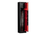 Armoire à fusils noire avec porte à serrure électronique et 5 pênes en acier - Brico Dépôt à Bourges Armoire à fusils noire avec porte à serrure électronique et 5 pênes en acier en promo chez Brico Dépôt Bourges à 189,00 €