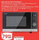 Mikrowelle mit Grill YC-PG204AE-S im Angebot bei GLOBUS in Bad Homburg Mikrowelle mit Grill YC-PG204AE-S Angebote von Sharp bei GLOBUS Bad Homburg für 79,99 €