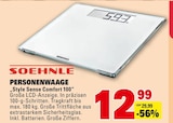 Aktuelle Personenwaage Angebote bei E center in Wiesbaden Aktuelles PERSONENWAAGE "Style Sense Comfort 100" Angebot bei E center in Wiesbaden ab 12,99 €