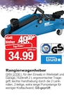 Rangierwagenheber im Angebot bei Herbrügger in Bergkamen Rangierwagenheber Angebote von Güde bei Herbrügger Bergkamen für 34,99 €
