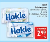 Toilettenpapier Jasmin Angebote von Hakle bei Marktkauf Erlangen für 2,99 €