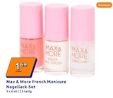 Oberbekleidung im Action Prospekt French Manicure Nagellack-Set von Max & More im aktuellen Action Prospekt für 1,69 €