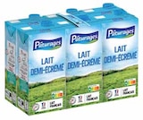 Lait uht demi-écrémé briques - PÂTURAGES - Intermarché à Nîmes Lait uht demi-écrémé briques - PÂTURAGES en promo chez Intermarché Nîmes à 4,15 €