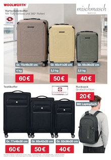 Koffer im Woolworth Prospekt "Aktuelle Angebote" mit 24 Seiten (Siegen (Universitätsstadt))