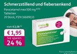 mea - meine apotheke - Paracetamol mea Angebot im Prospekt Paracetamol mea bei mea - meine apotheke im Prospekt "" für 1,95 €