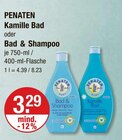 Kamille Bad im Angebot bei V-Markt in Kempten Kamille Bad Angebote von Penaten bei V-Markt Kempten für 3,29 €