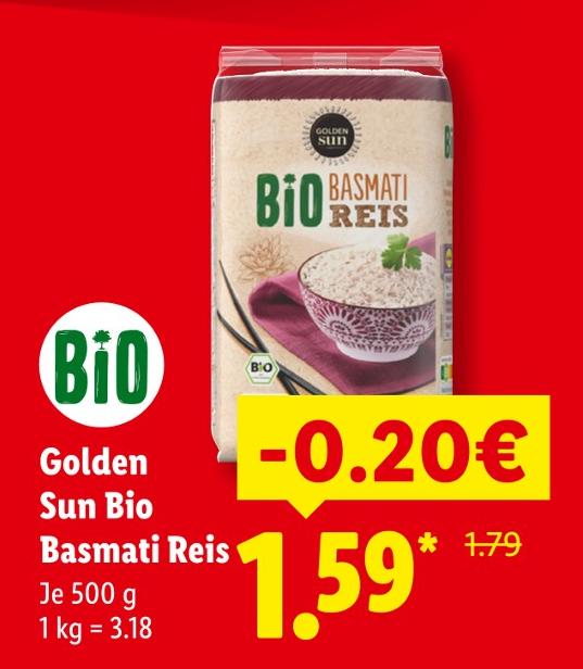 Bio Basmati Reis
