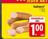 Stadtwurst im EDEKA Prospekt Stadtwurst im aktuellen EDEKA Prospekt für 1,00 €