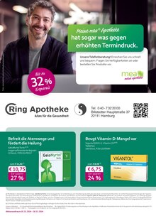 Aktueller mea - meine apotheke Prospekt "Unsere November-Angebote" Seite 1 von 4 Seiten für Hamburg