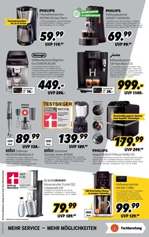 Kaffeevollautomat im aktuellen MEDIMAX Prospekt (Mönchengladbach) Kaffeevollautomat im MEDIMAX Prospekt "WOHNZIMMER MEISTERSCHAFT: SO SCHAUT MAN DAS FINALE" mit 11 Seiten (Mönchengladbach)