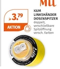 LINKSHÄNDER DOSENSPITZER im Müller Prospekt LINKSHÄNDER DOSENSPITZER von KUM im aktuellen Müller Prospekt für 3,79 €