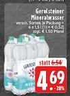 Aktuelle Mineralwasser Angebote bei E center in Duisburg Aktuelles Gerolsteiner Angebot bei E center in Duisburg ab 4,69 €