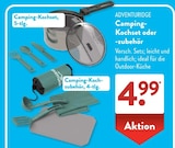 Camping-Kochset, 5-tlg. von Adventuridge im aktuellen ALDI SÜD Prospekt für 4,99 €