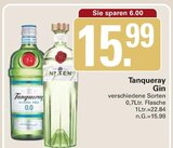 Gin im Angebot bei WEZ in Bad Oeynhausen Gin Angebote von Tanqueray bei WEZ Bad Oeynhausen für 15,99 €