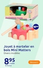 Jouet à marteler en bois - Mini Matters en promo chez Action Montauban à 8,95 €