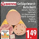 Geflügelwurst-Aufschnitt bei E center im Straßenhaus Prospekt für 1,49 €