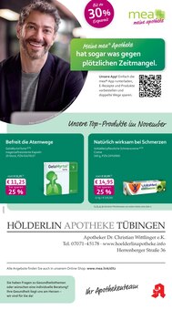 Aktueller mea - meine apotheke Prospekt "Unsere November-Angebote" Aktueller mea - meine apotheke Prospekt